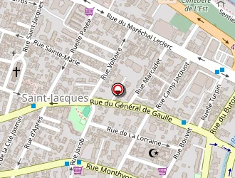 Carte de Autonor à Saint-denis