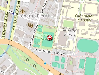 Carte de Complexe Sportif De Champ Fleuri à Saint-denis