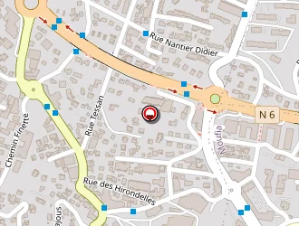 Carte de Jean Baptiste Mathieu à Saint-denis