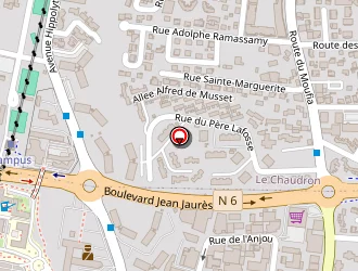 Carte de Lycée Georges Brassens à Saint-denis