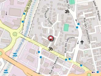 Carte de Quadran à Saint-denis