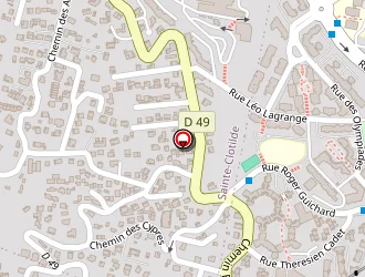 Carte de Ujas à Saint-denis