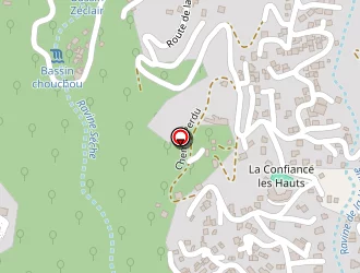 Carte de Fougères à Sainte-marie