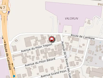 Carte de Campus Des Mers à Saint-paul