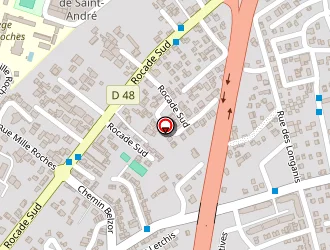 Carte de Ass Humanitaire Run Mada Partenariat à Saint-andré