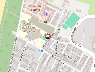 Carte de La Kaz à Saint-paul