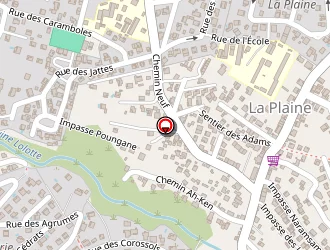 Carte de Rekio . à Saint-paul