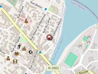 Carte de La Poste à Saint-benoît