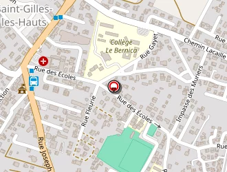 Carte de Les Alizés à Saint-paul