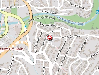 Carte de Creaprune à Saint-paul