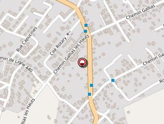 Carte de La P'tite Gare à Saint-pierre