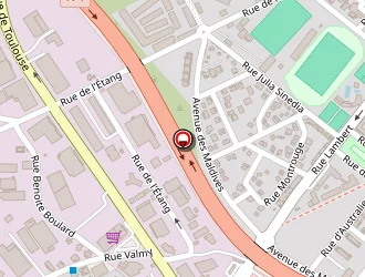 Carte de Feu Rouge à Saint-louis