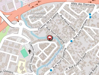 Carte de Unisa à Saint-pierre