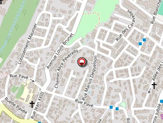 Carte de Case Paradis à Saint-pierre