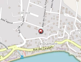 Carte de Lido Beach à Diamant (le)