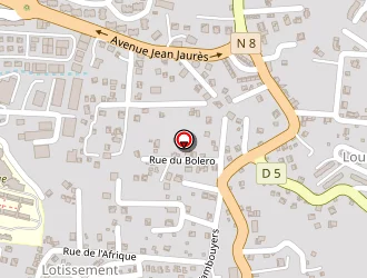 Carte de Martinique Froid Services à Ducos