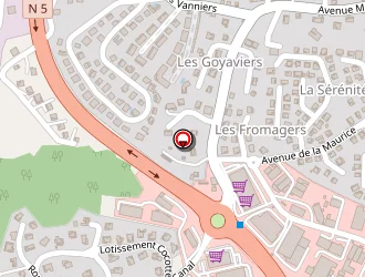 Carte de Hotel Pirer à Ducos