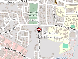 Carte de Cabinet De Massotherapie à Ducos