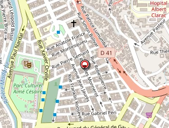 Carte de Béroard Eugène à Fort-de-france