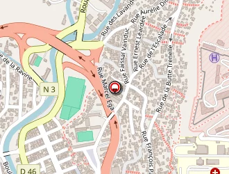 Carte de Ecole Elémentaire Aristide Maugé à Fort-de-france