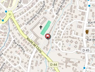 Carte de Lycée Professionnel André Aliker à Fort-de-france