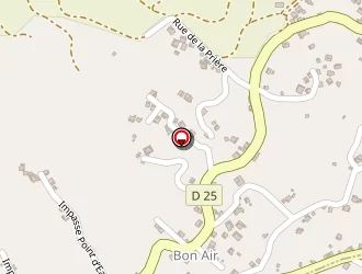 Carte de C.t.a (centre De Contrôle Technique Auto) à Sainte-marie