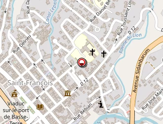 Carte de L'ecrin à Basse-terre