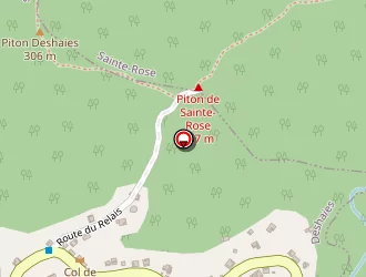 Carte de Piton Bungalows à Deshaies