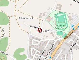 Carte de Karaprojection à Petit-canal