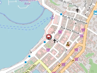 Carte de Cay West One à Saint-martin