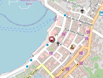 Carte de La Poste à Saint-martin