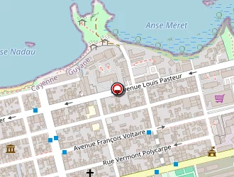 Carte de Pharmacie De La Cité à Cayenne