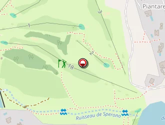Carte de Golf De Sperone à Bonifacio
