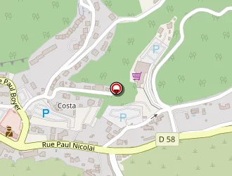 Carte de Spar à Bonifacio