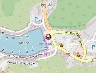 Carte de Escale à Bonifacio