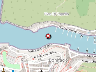 Carte de Aux Caprices De Pripri à Bonifacio