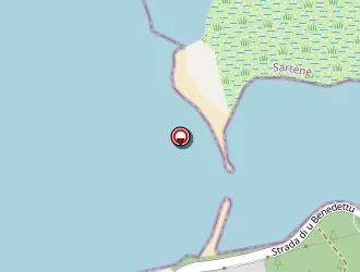 Carte de Plage De Cala Rossa à Lecci