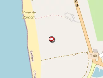 Carte de Hôtel Roc E Mare à Propriano