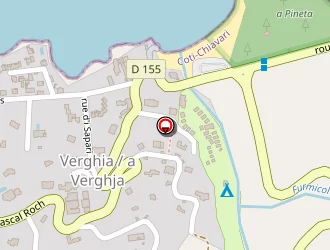 Carte de Camping La Vallée à Coti-chiavari