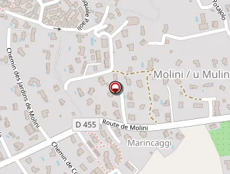 Carte de Kalliste Rive Sud à Albitreccia