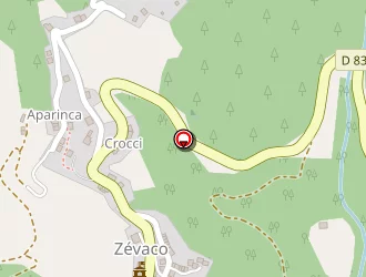 Carte de Ferme Auberge U Taravu à Zévaco