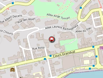 Carte de Le Bourhis à Ajaccio