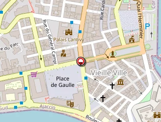 Carte de Café De Paris à Ajaccio