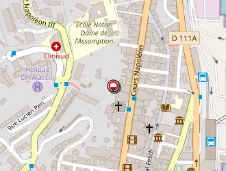 Carte de Restaurant Bel Messère à Ajaccio