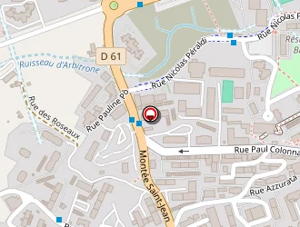 Carte de Julien Cuevas à Ajaccio