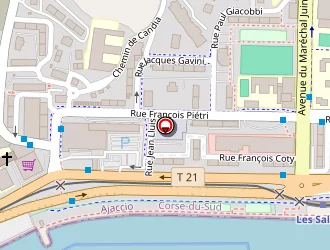 Carte de Sci Tholau à Ajaccio