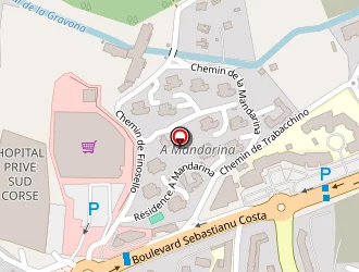 Carte de Alliance Tours à Ajaccio