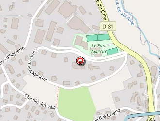 Carte de La Poste à Ajaccio