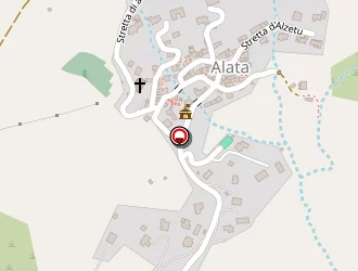 Carte de La Poste à Alata