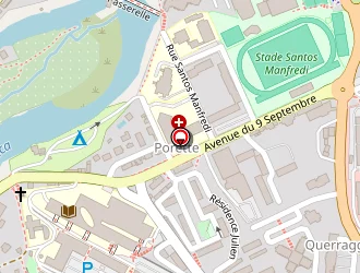 Carte de Hôtel Résidence Porette à Corte